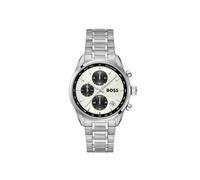 BOSS Grand Prix Touring Men's 38mm Silver White Dial Stainless Steel Bracelet Watch