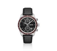 BOSS Grand Prix Vitesse black-dial watch with perforated strap - Style GRAND PRIX, 58858206 Black pcs.