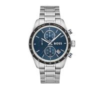 BOSS Grand Prix Vitesse Men's 44.5mm Blue Dial Stainless Steel Bracelet Watch