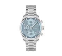 BOSS Grand Tour Women's Multifunction Light Blue Dial & Stainless Steel Watch