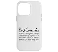 Boss Grandma Prays Loves Strong In Faith Trusts God Case for iPhone 14 Pro Max