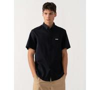 Men's BOSS Green B Motion Mens Short Sleeve Shirt - Navy - Size: 40/Regular