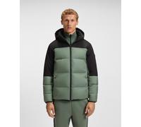 BOSS Water-repellent jacket with down filling and detachable hood - Style OW_Block-X JT HD, 50548693 Light Green XXL