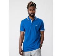 BOSS Green Blue Paddy Contrast Mens Polo NOS Cotton - Size 5XL