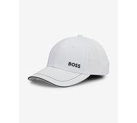 BOSS Green Cap Logo Cap Pure White