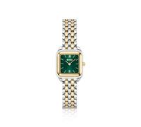 BOSS Green-dial watch with two-tone bracelet - Style MAE PETITE, 58565054 Silver tone pcs.