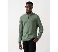 BOSS Green Ever-X Mens Quarter Zip Jumper - Open Green 358 - Open Green 358 - XL