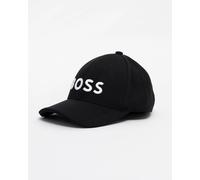 BOSS Green Knitted Six-Panel Cap with Embroidered Logo - Black 006