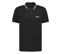 BOSS Mens Paddy Pro Contrast-Logo Polo Shirt in a Cotton Blend