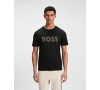 BOSS Green Logo Future Short Sleeve T-Shirt Black - XS
