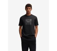 Boss Logo Rib Short Sleeve T-shirt Black S Men