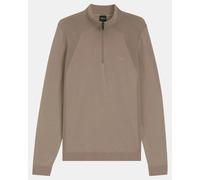 BOSS Green Momentum-Lite Mens 1/4 Zip Funnel Neck Jumper - Light/Pastel Green