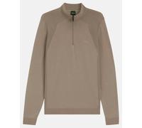 BOSS Green Momentum-Lite Mens 1/4 Zip Funnel Neck Jumper - Light/Pastel Green 334 - Light/Pastel Green 334 - M