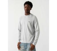 BOSS Mens K Momentum-Lite CN Cotton-Blend Sweater with Body-Mapping and Contrast Logo