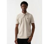 BOSS Green Paddy Mens Cotton-Piqué Polo Shirt with Contrast Logo - Light Beige 274 - Light Beige 274 - XL