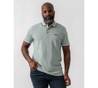 Hugo Boss Polo Shirt Paddy Cotton Piqué Short Sleeve Contrast Logo Open Green 360 Men's XL