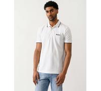 BOSS Green Paddy Pro Mens Cotton Blend Polo Shirt With Contrast Logos - Natural 103 - Natural 103 - L