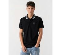 BOSS for man. 50538176 Paddy Rib polo shirt black (L), Casual, Cotton, Short sleeve