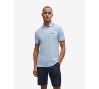 BOSS Mens Paddy Contrast-Logo Paddy Polo Shirt in Cotton piqué