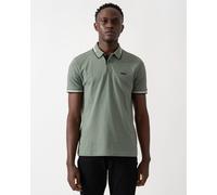 BOSS Green Paul Mens Short Sleeve Polo Shirt With Contrast Tipping - Open Green 358 - Open Green 358 - XL