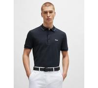 BOSS Mens Paule 4 Cotton-piqué Slim-fit Polo Shirt with Tonal Logo