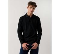 BOSS Green Plisy Mens Long Sleeve Polo Shirt - Black 009 - Black 009 - M