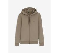 BOSS Green Saggy Full Zip Hoodie Khaki Green - M