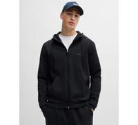 BOSS Green Saggy Mens Stretch Cotton Zip-Up Hoodie with Logo Print NOS - Dark Blue 402 - Dark Blue 402 - L