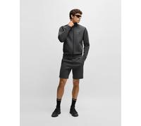 BOSS Green Skaz Tape Full Zip Sweatshirt dark grey - L