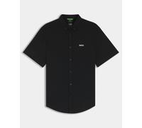 BOSS Green ST_Motion Mens Short Sleeve Shirt - Black 002 - Black 002 - XL