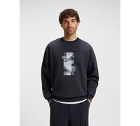 BOSS Green Stenson Zone Sweatshirt Dark Blue - XL