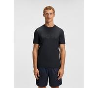 Boss Green Tee Active Logo Short Sleeve T-Shirt Navy Blue - S