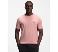 BOSS Mens Tee Stretch-Cotton T-Shirt with Logo Detail