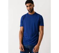 BOSS Green Tee Mens Stretch Cotton T-Shirt with Contrast Logo - Navy 419