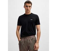 BOSS Stretch-cotton T-shirt with logo detail - Style Tee, 50506373 Black 4XL