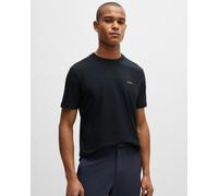 BOSS Green Tee Mens Stretch Cotton T-Shirt with Contrast Logo NOS - Dark Blue 401 - Dark Blue 401 - M