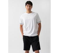 Men's BOSS Green Tee Rib AC Mens T-Shirts - White - Size: 40/Regular