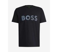 BOSS Green Tee Tape Logo short sleeve T-shirt navy blue - M