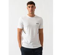 BOSS Green Tee Tech TOC Mens T-Shirt - White 100 - White 100 - L