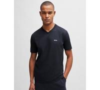 BOSS Green Tee V Mens V-Neck T-Shirt NOS - Dark Blue - Size X-Large