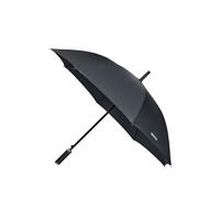 BOSS Grid-pattern umbrella with logo-embossed handle - Style Umbrella Loop Black, 58131026 Black