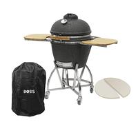 Boss Grill The Egg XL - 22 Inch Ceramic Kamado Style Charcoal Egg BBQ Grill