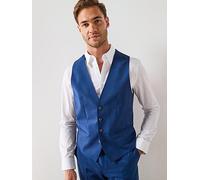 BOSS H-Huge Waistcoat, Blue, Size 46=Uk36, Men Blue