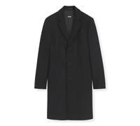 BOSS H-Hyde-E-264 Coat Man's Black Slim Fit Wool Fantasy Sartorial 50571812