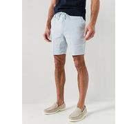BOSS H-Kane1 Modern Fit Linen Drawstring Shorts, Light Blue, Size 32, Men Light Blue