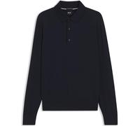 Lancione 1 - male - Boss - Round-neck Knitwear - Blue - S - Knitwear S
