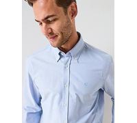 BOSS H-Liam Plain Regular Fit Oxford Shirt - Light Blue, Light Blue, Size 3Xl, Men Light Blue