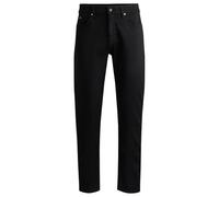 BOSS Regular-fit jeans in black super-soft Italian denim - Style H-Re.Maine, 50520810 Black 32/32