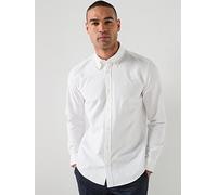 BOSS H-Roan BB Button Down Slim Fit Oxford Shirt, White, Size Xl, Men White