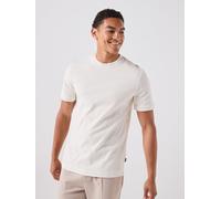 BOSS H-Thompson 321 Textured T-Shirt, White, Size 2Xl, Men White